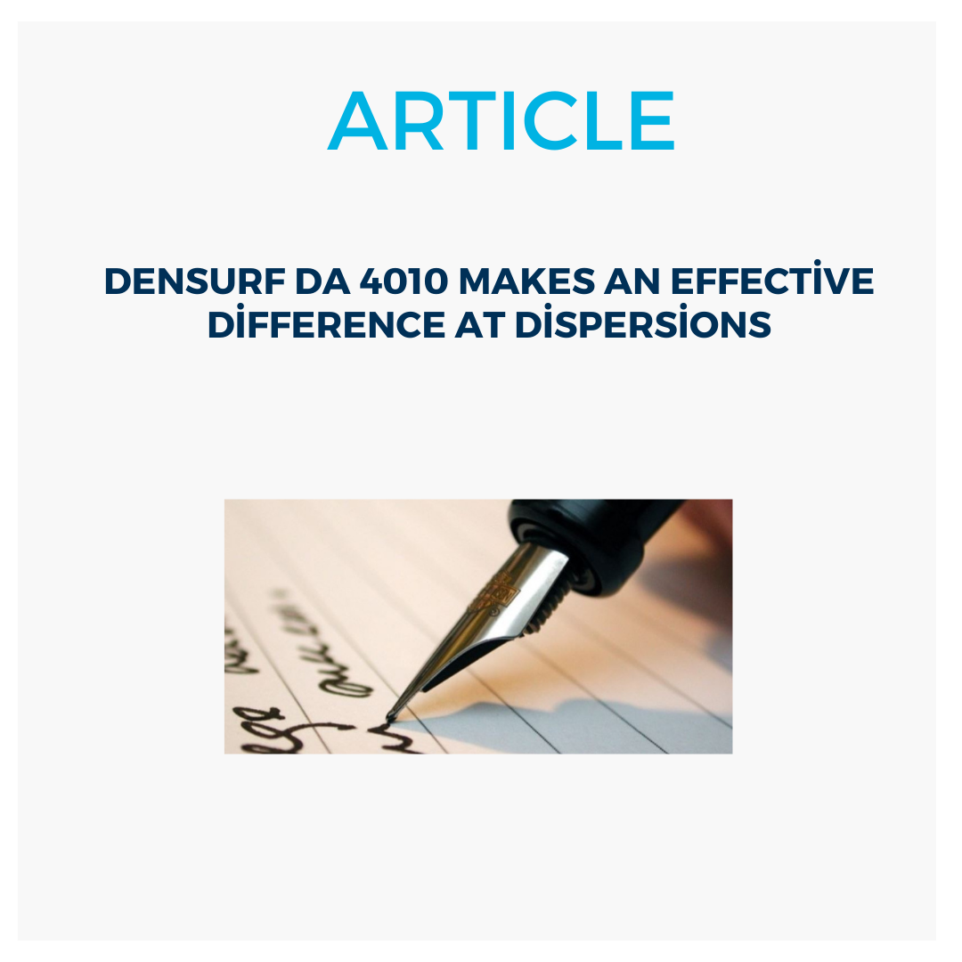 Densurf DA 4010 Makes an Effective Difference at Dispersions